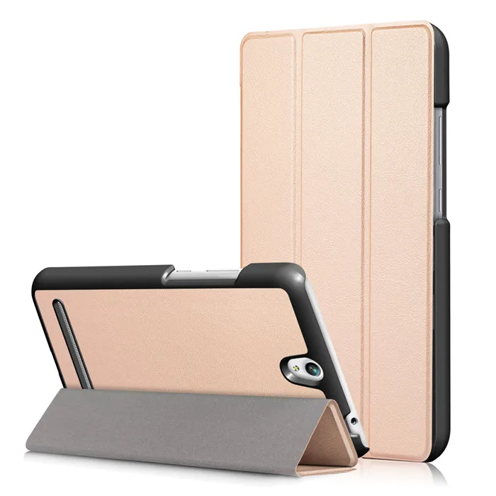 Закаленное Стекло Экран Protector + Folio Stand PU кожаный чехол для Asus ZenPad c 7.0 z171kg 7