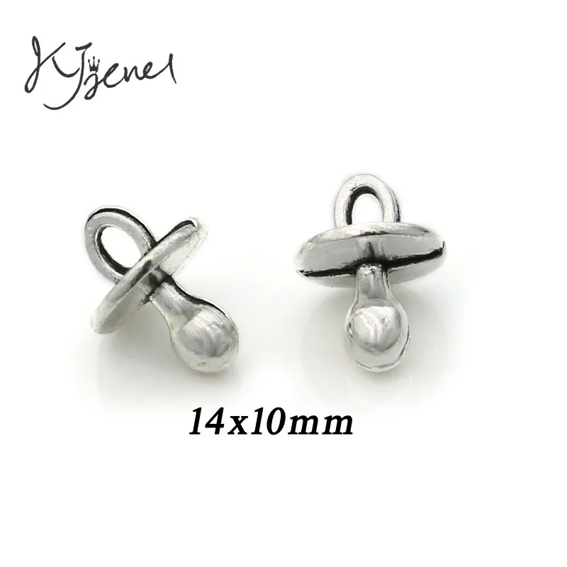 Античные посеребренные Подвески для детских сосков подходит изготовления