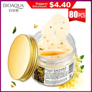 80 штфлакон Золотая маска для глаз османтус коллагеновый гель белок для сна для удаления пятен темные круги питают увлажняющий Уход за глазами