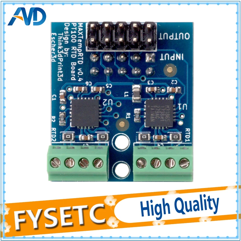 

Cloned PT100 Daughter Board Allowing Two PT100 Temperature Sensors To Be Attached For The DuetWifi And The Duet Ethernet