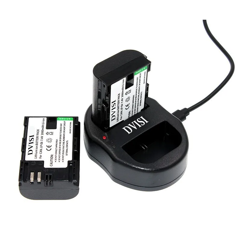 4 шт. LP-E6 LP E6 LPE6 Перезаряжаемые Батарея + USB Dual Зарядное устройство для Canon 70D 5DII 5D2 5D3