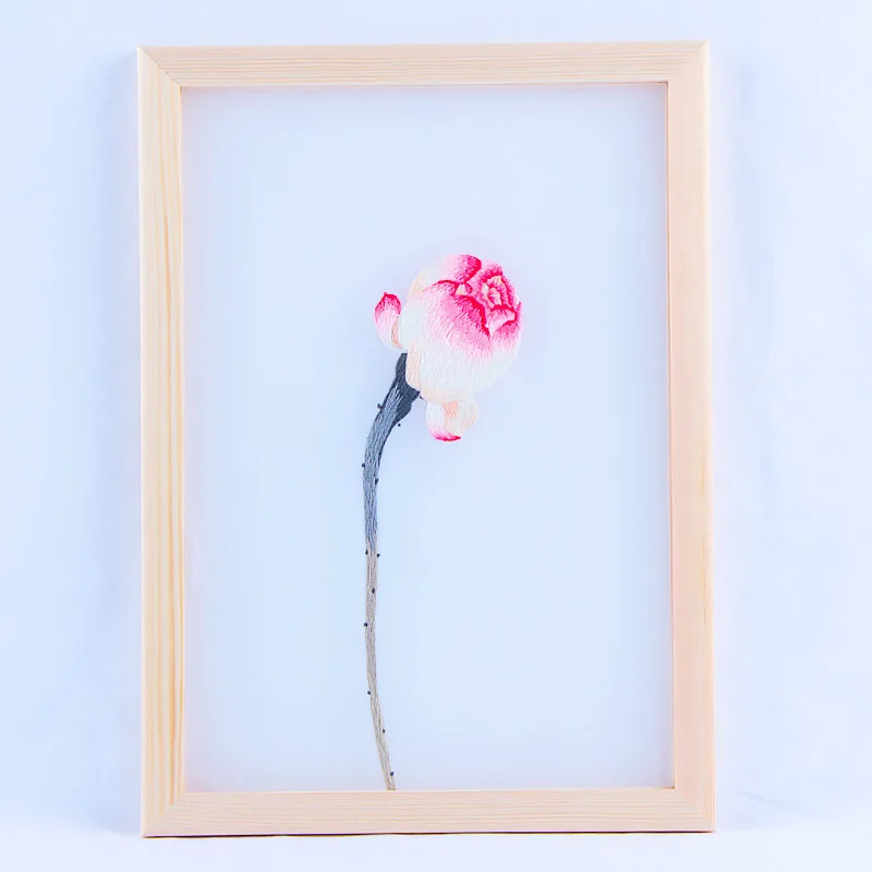 8 DIY Китайский Набор для вышивания с деревянной рамкой рукоделие вышивка крестиком цветочный узор ручной работы качели ремесло Домашний декор - Цвет: 8