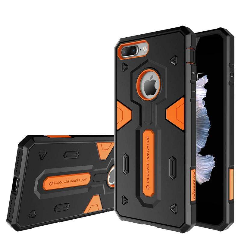 Противоударный армированный чехол для Iphone 7 plus 6 6s 8 X XR XS Max NILLKIN Defender 2 задняя