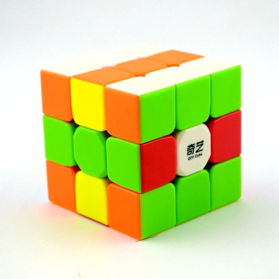 Магический кубик 3х3х3 новые QiYi воин W Stickerless Profissional конкуренции Скорость куб