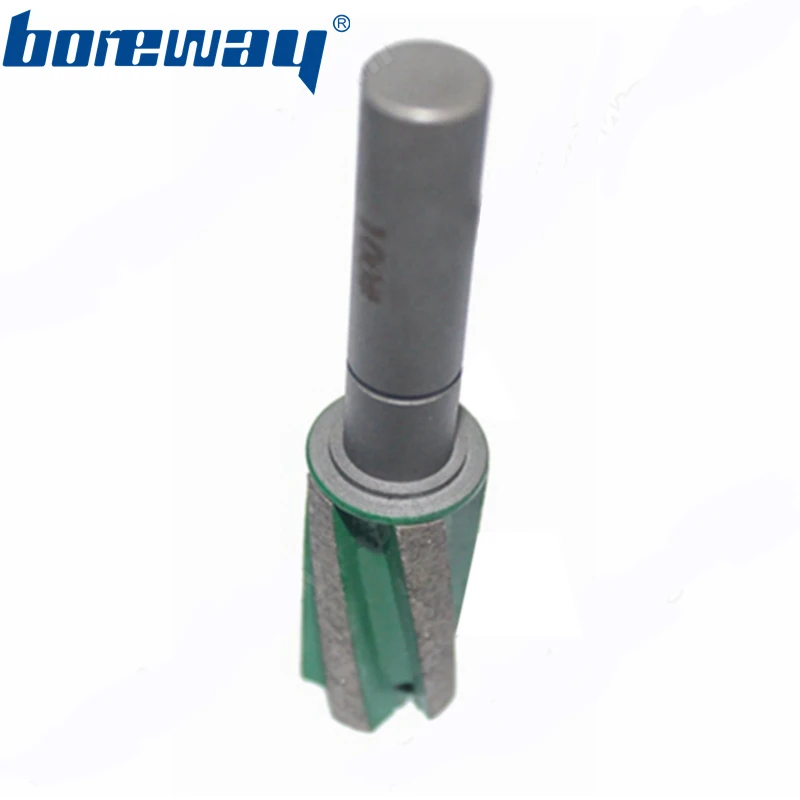 Boreway Поставка кусок D20MM* 40T* 12B 100# счетчик палец бит с валом для шлифования счетчика гранитного камня