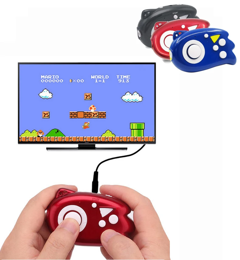 Мини игровая приставка ZOMTOP Retro 8 битная Игровая 89 классических игр семейные ТВ