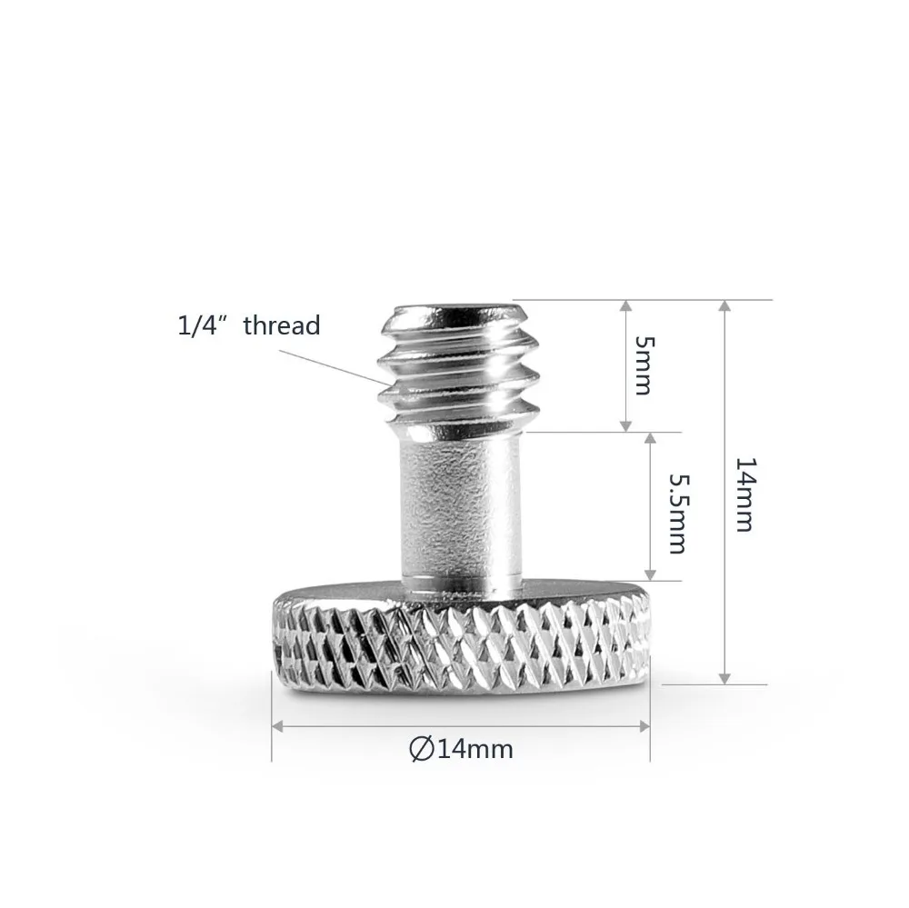 Винт для крепления камеры SmallRig 1/4 дюйма винт штатива с резьбой длина вала 7 мм