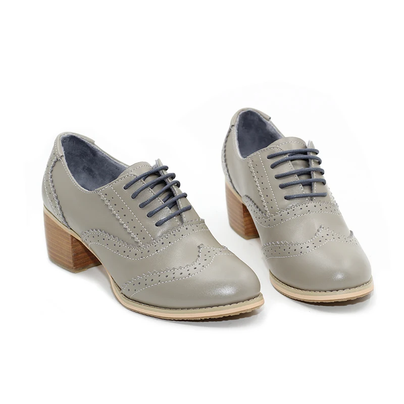 Женские туфли в британском стиле грубые ботинки на толстом каблуке Ретро стиль