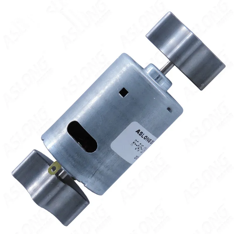 Двойная головка вибрирующий двигатель для массажа мощный постоянного тока 12 В 1800