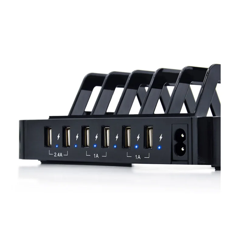 Универсальная usb зарядная док станция с держателем подставки многопортовый 6