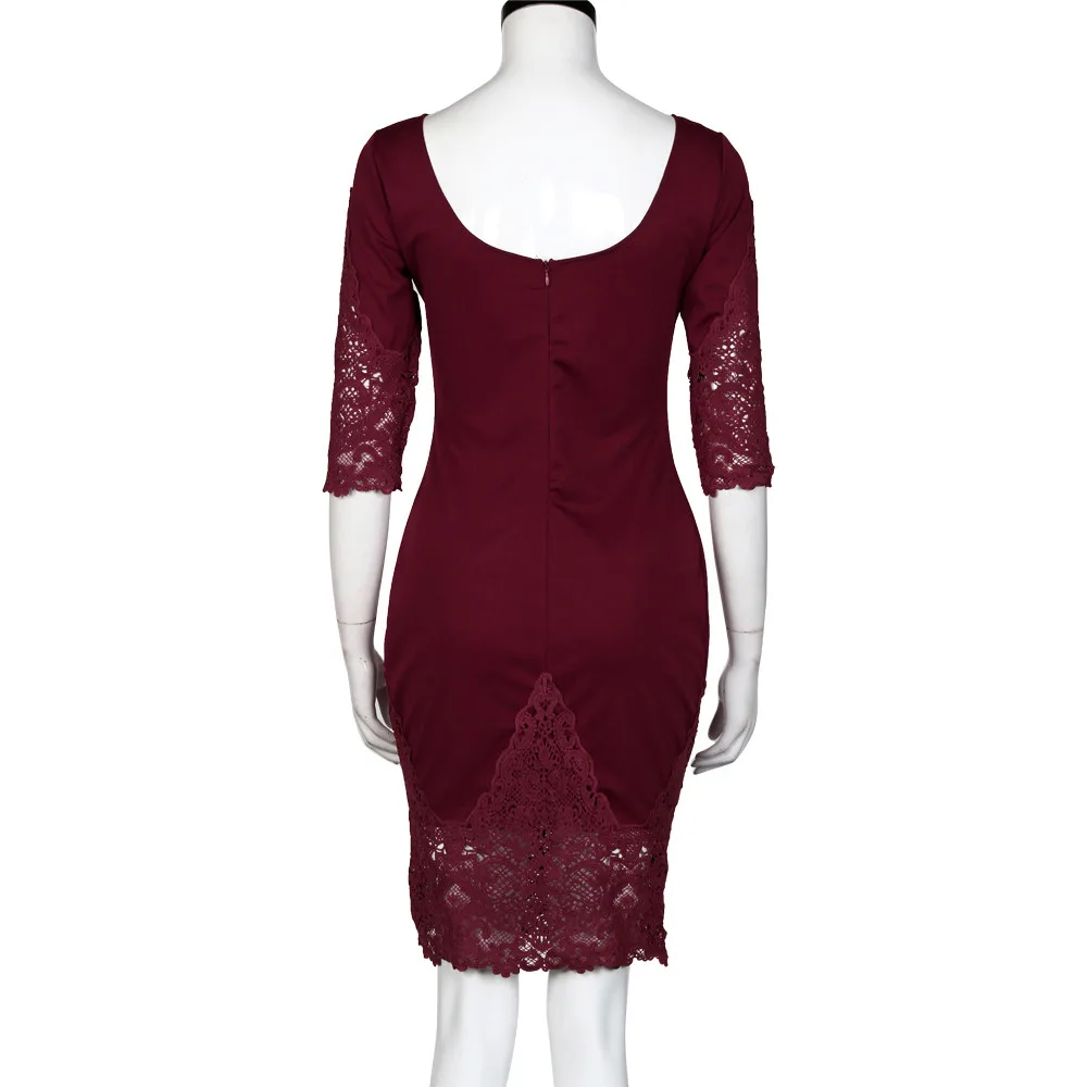 Женское платье с цветочным принтом черное кружевное коротким рукавом Короткое