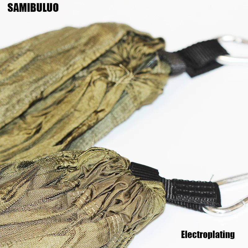 Кемпинг гамак портативный с москитной сеткой высокой прочности парашют ткань