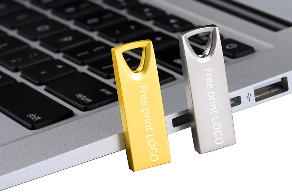 JASTER usb флеш-накопитель 2,0 серебристый/Золотой металлический флеш-накопитель 64 ГБ 32 ГБ 16 ГБ 4 ГБ memoria флеш-накопитель память usb браслет ключ