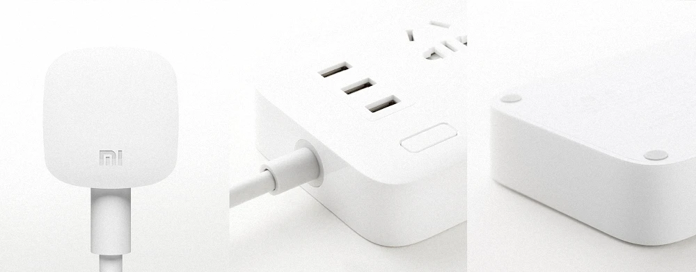 Удлинитель Xiaomi Power Strip 3 с USB разъемом 6 стандартных адаптеров быстрое зарядное