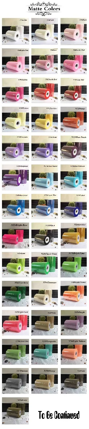 В наличии 40 цветов Тюль Ткань Катушка нейлон рулон 100 ярдов для DIY мягкая пачка