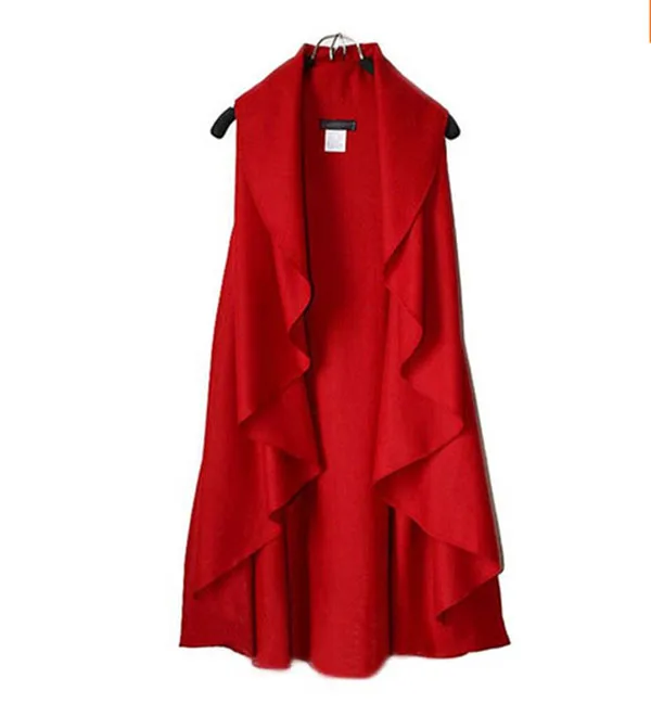 Свитер женский длинный шерстяной без рукавов|long cardigan jacket|long cardiganjumper clothing |