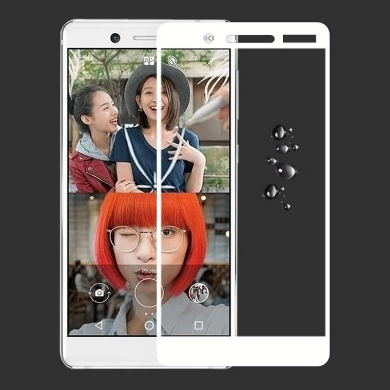 Закаленное стекло с полным покрытием для Nokia 7 Plus Защитная пленка 2 шт.|Защитные