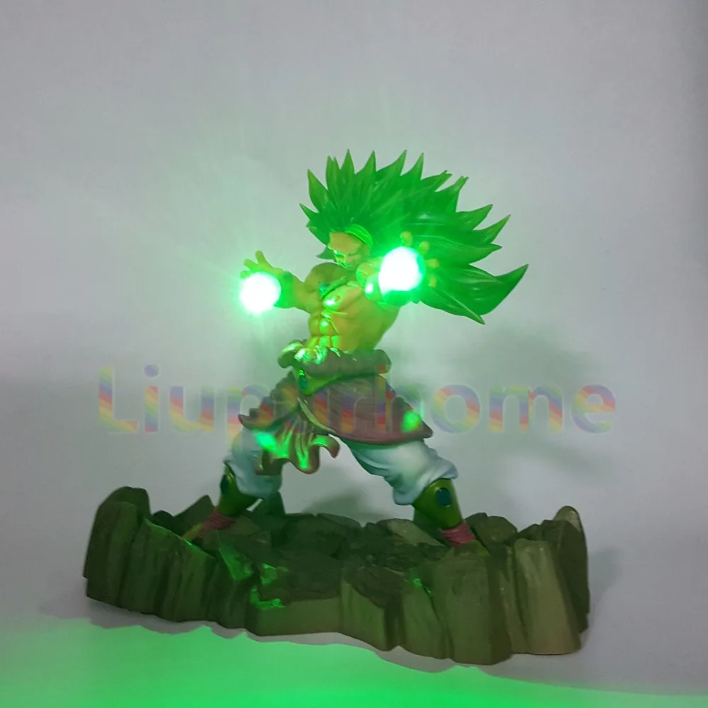 Dragon Ball Z Broly DIY LED Освещение лампа Дисплей аниме Dragon Ball Z DBZ Супер Saiyan Broly свет для рождественский подарок