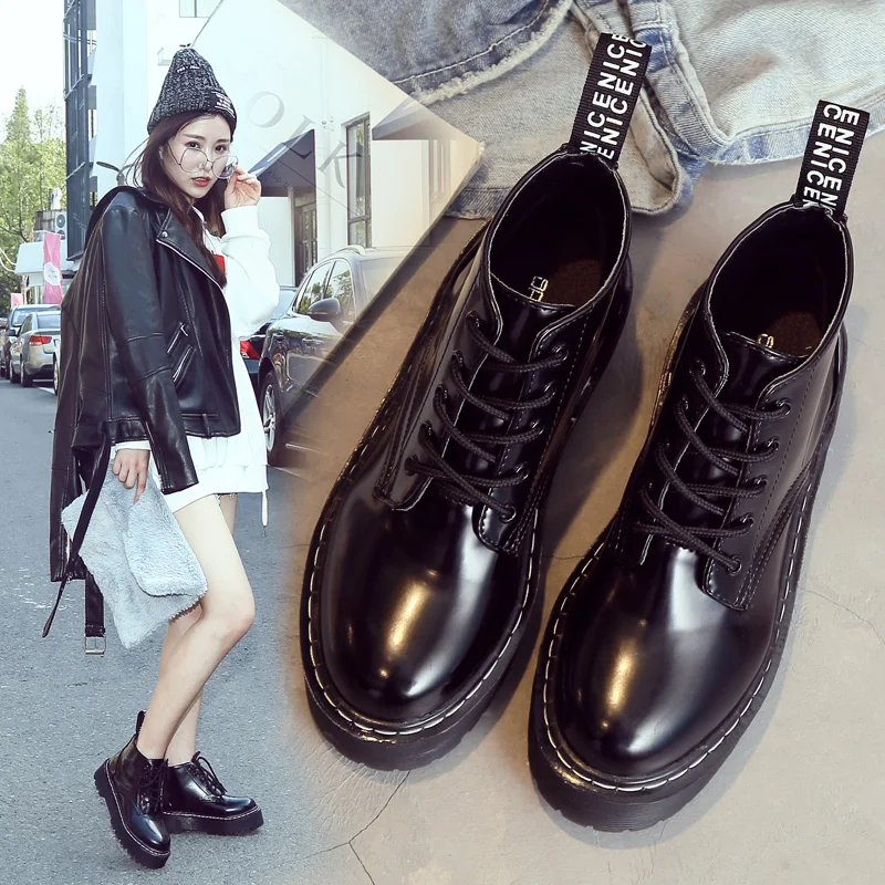 AIYUQI autumn new women's Martin boots Europe and the United States tendon thick women's short boots warm women's shoes