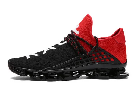 Кроссовки XEK мужские сетчатые дышащие на шнуровке для спорта и бега с надписью