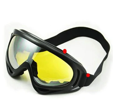 Yellow lenses NEWBOLER Анти-туман MTB очки внедорожные Гонки очки для мотокросса мужские/женские DH Горные Горный велосипед велосипедные очки - Цвет: Yellow lenses