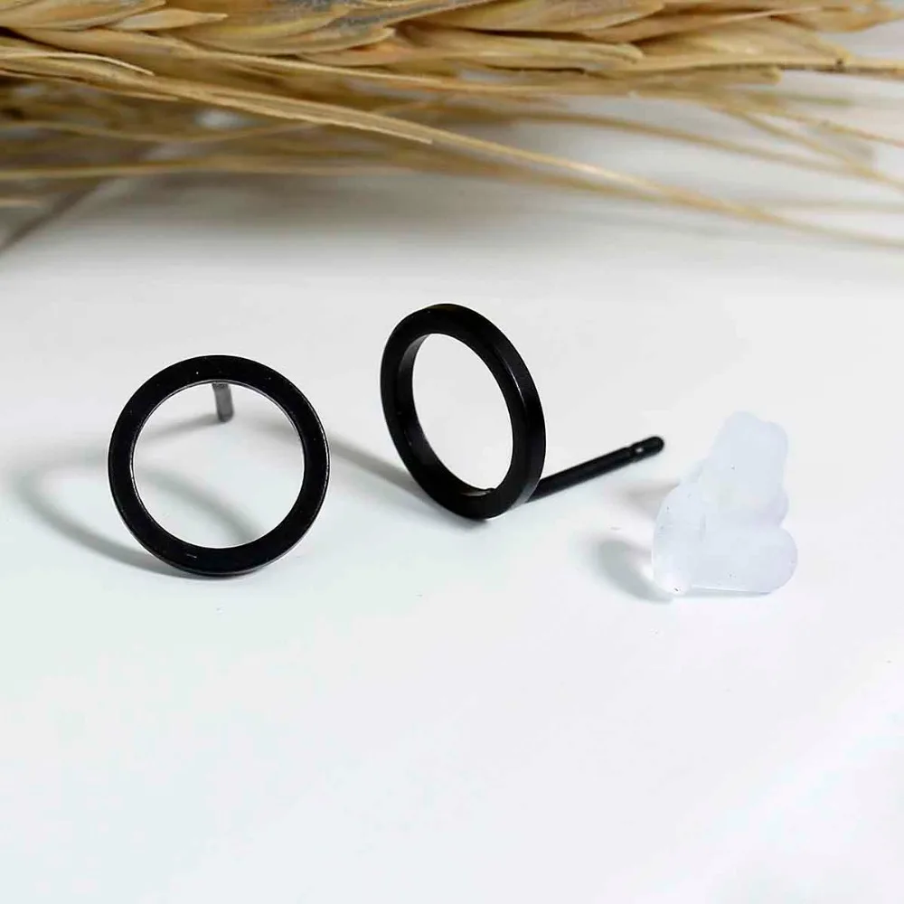 DoreenBeads новые модные милые круглые украшения серьги 11 мм(3/") x 9 мм(3/8"), 1 пара