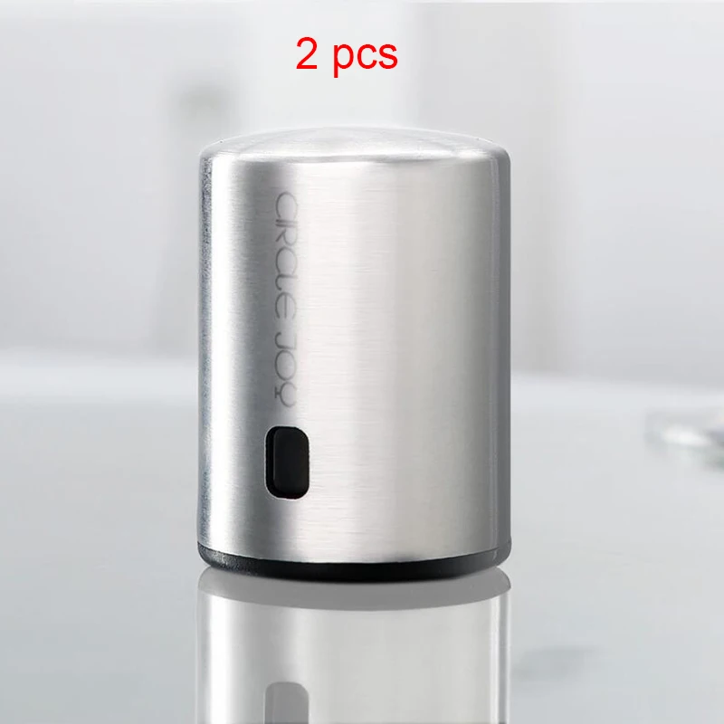 2pcs stopper Горячая Xiaomi Mijia Huohou автоматическая открывалка для бутылок красного вина Электрический штопор фольга резак пробковый инструмент для Xiaomi умный дом наборы - Цвет: 2pcs stopper