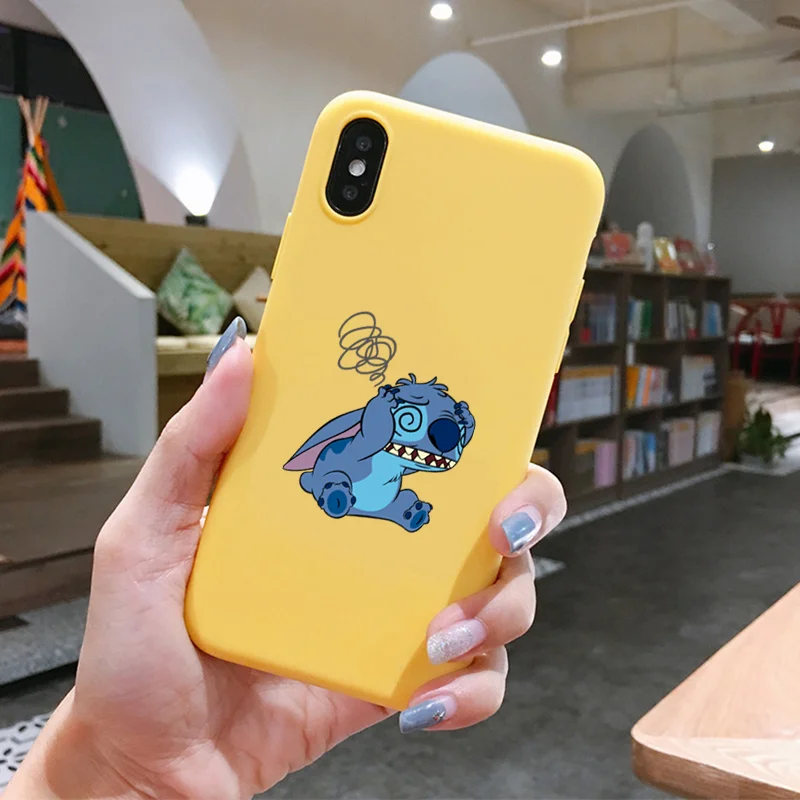 Силиконовый мягкий чехол для телефона Disneys Stitch для Apple IPhone X XR XS MAX 7 8 7 plus 6 6 S Plus 5 5S SE задняя крышка - Цвет: Y-928