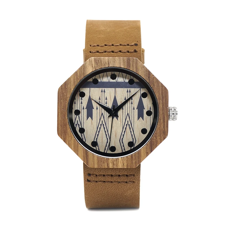 BOBO BIRD Zebra Wood женские часы ручной работы антикварные деревянные японские кварцевые наручные с механизмом в