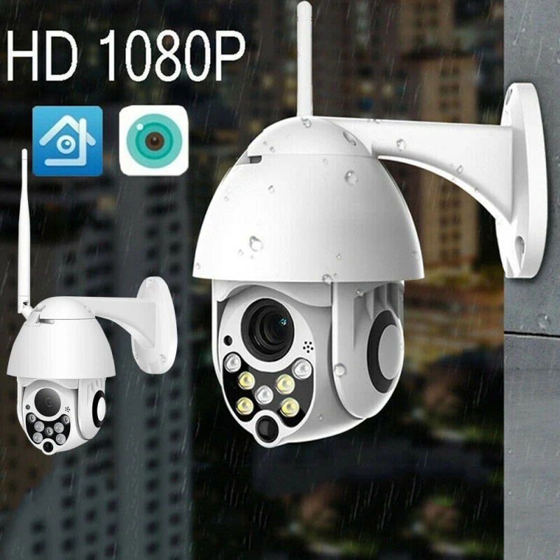камера видеонаблюдения 1080P PTZ IP наружная скоростная купольная беспроводная Wifi