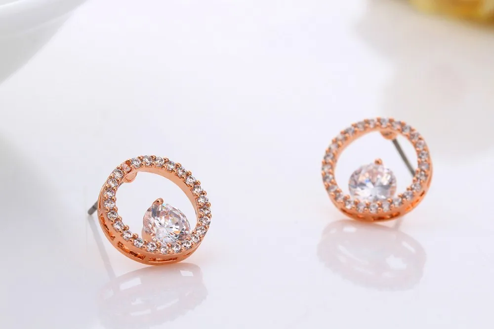 Настоящая Роза розовый или белый круг цвет золотой круглый проложенные