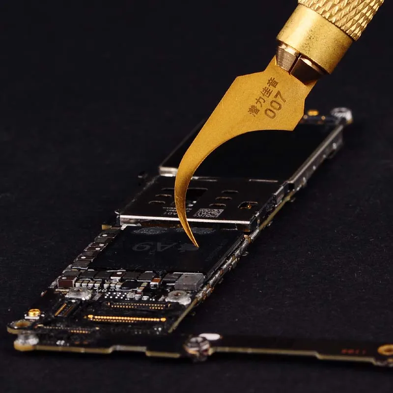 Возняк материнская плата BGA IC чип нож NAND удалить клей edgeThin резиновая Лопата PCB