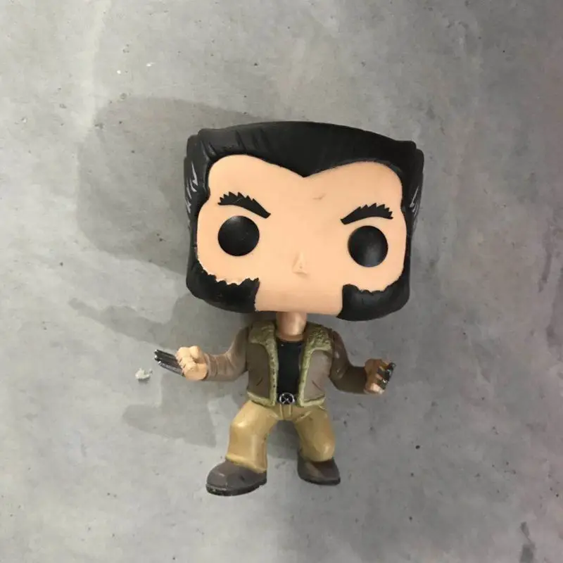 Белый Funko pop Secondhand X-MEN-Логан Росомаха Виниловая фигурка Коллекционная модель свободная игрушка без коробки - Цвет: Белый