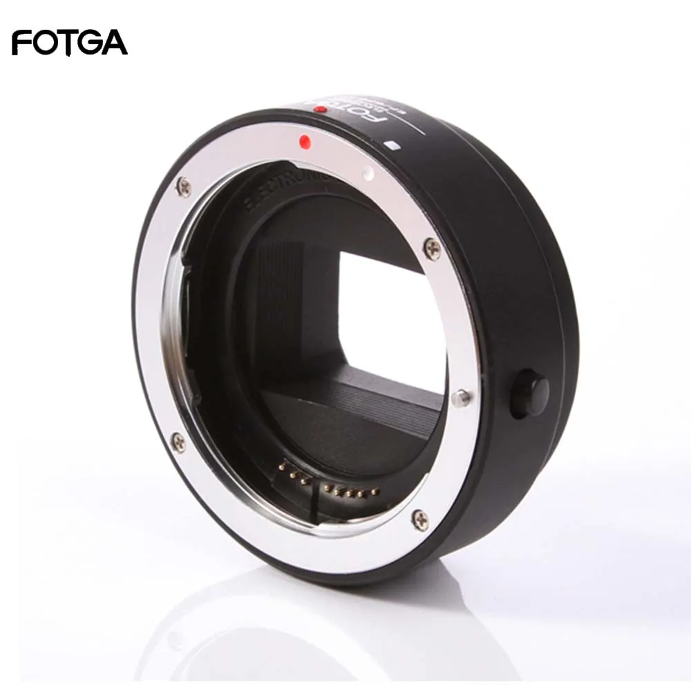 FOTGA электронный AF Автофокус Объектив переходное кольцо для Canon EOS EF EF-S для sony E NEX A7 A7R A7S A9 A6300 A6500 объектив полная Рамка