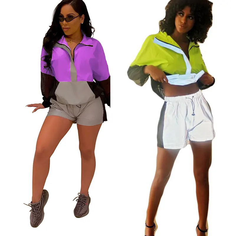 Комплект одежды из 2 предметов для Для женщин набор светоотражателей байкерские