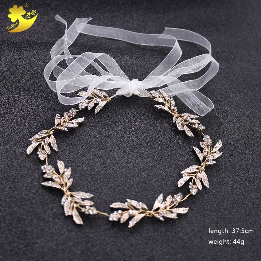 Новые продукты серебряные золотые свадебные волосы лоза Свадебные украшения для