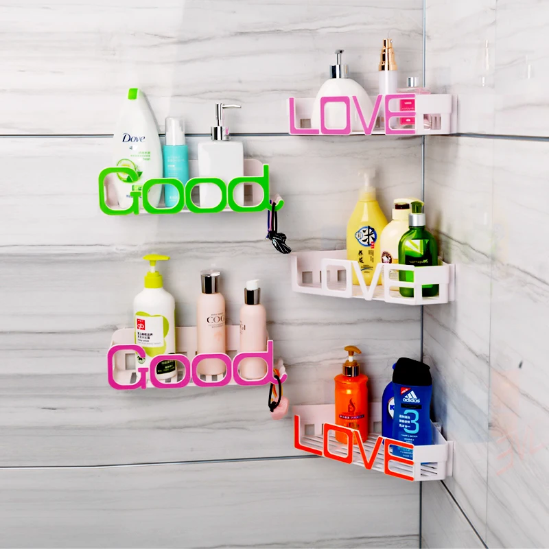 Бесплатная Пробивка настенная полка для ванной комнаты слив сильный Подшипник