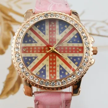 Женские часы в британском стиле женские кварцевые с кожаным ремешком | Наручные