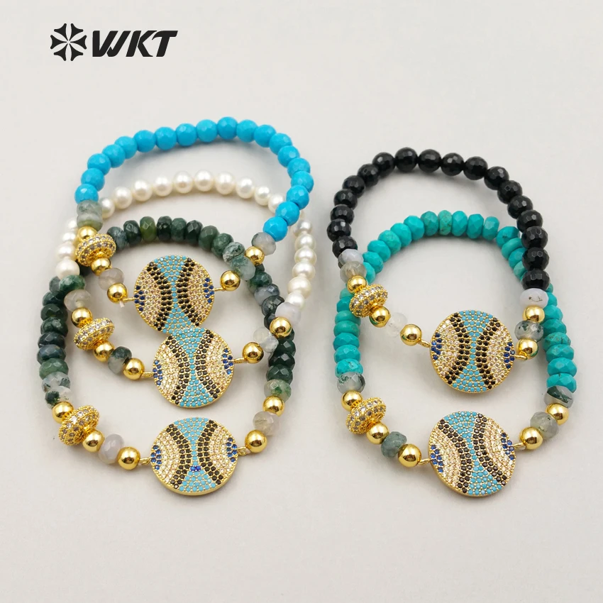 _ Оптовая продажа индивидуальный кубический циркон ПАВЕ круглый подвесной