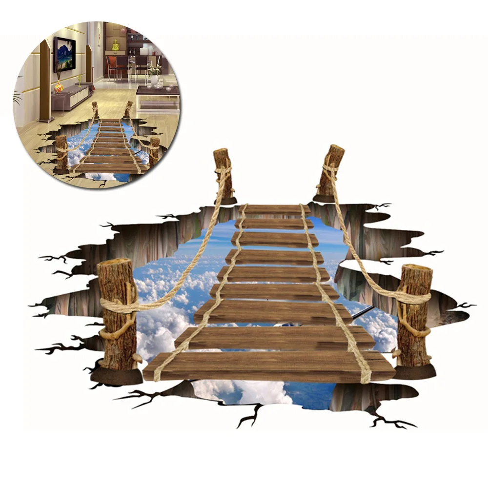 Виниловая Съемная настенная наклейка из ПВХ для гостиной нескользящая