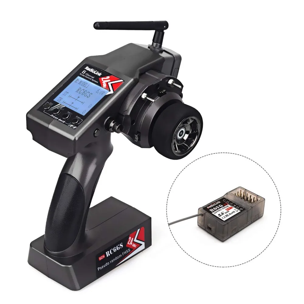 Радиоприемник RC6GS передатчик 2 4G 6CH + гироскоп R6FG внутренний приемник RX для
