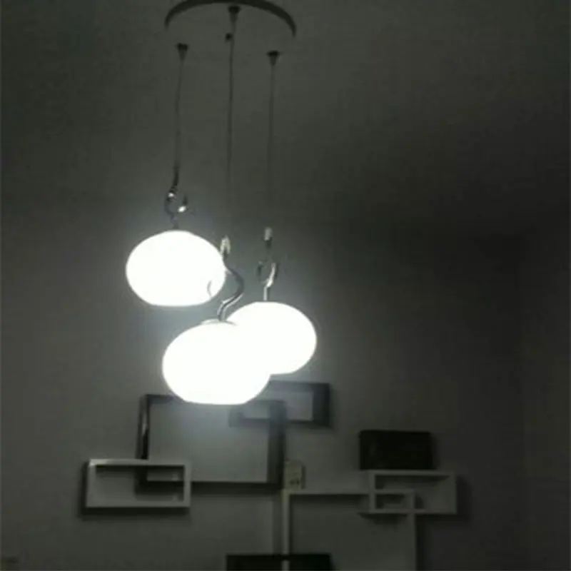 MLZAOSN подвесной стеклянный светильник для ресторанов одиночный с тремя головками