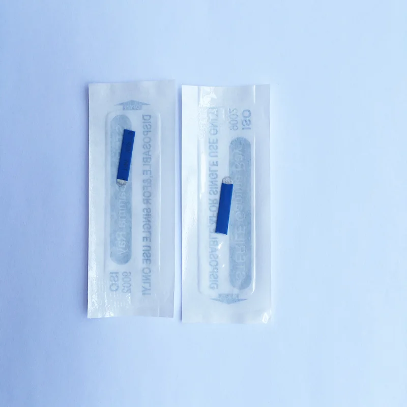 50 шт. иглы для перманентного макияжа Перманентный макияж бровей Tebori 18 штырьков