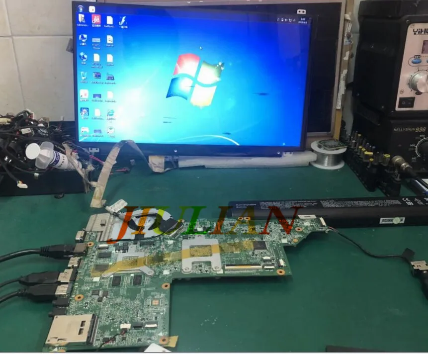 Материнская плата DA0LX8MB6D1 для ноутбука HP DV6 серия 603939-001 HD5650 с радиатором 100%