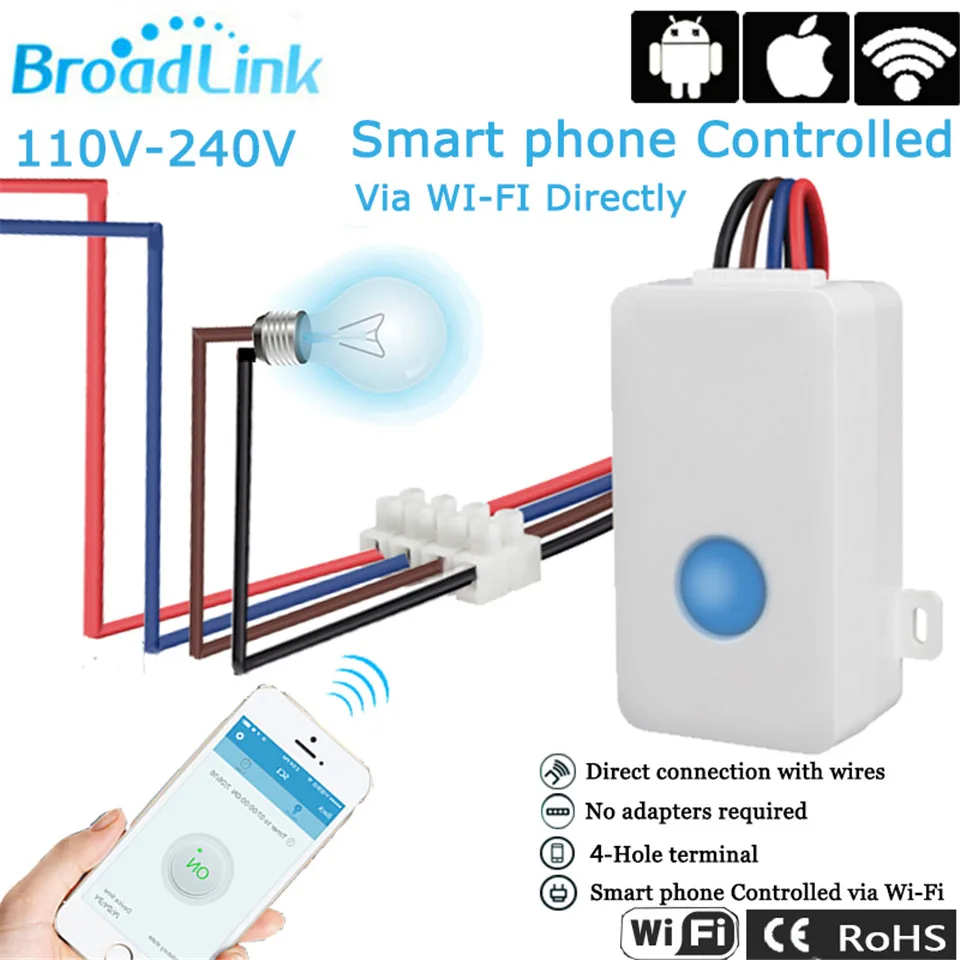 Горячая Распродажа Broadlink SC1 переключатель Wi-Fi FA1 контролируемых коробка