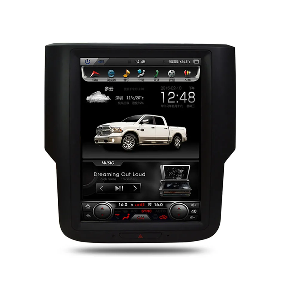 Asvegen Vertical 10 4 'ɺndroid автомобильное радио для Dodge Ram 2014 2015 2016 2017 Autostereo Wifi