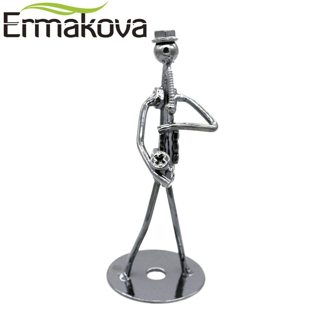 ERMAKOVA 5 1 &quotметаллическая скульптура музыкальный инструмент статуэтка Sax прилавок