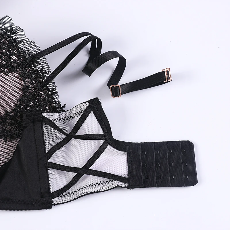 Женское нижнее белье MengShan водорастворимый кружевной бюстгальтер с пуш апом и