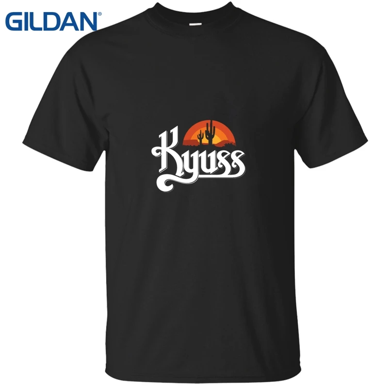 Gildan Top T Shirts Sales Kyuss Band Album Blues For The Red Sun Hip-Tope Tee Mans Clothing Simple Online Tops Sale | Мужская одежда