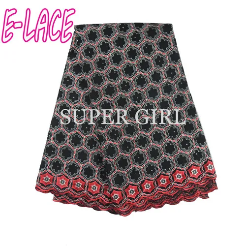 Африканский швейцарский вуаль кружевной ткани Высокое качество вышитые сухой 100%